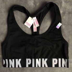 VS PINK Logo Sports Bra